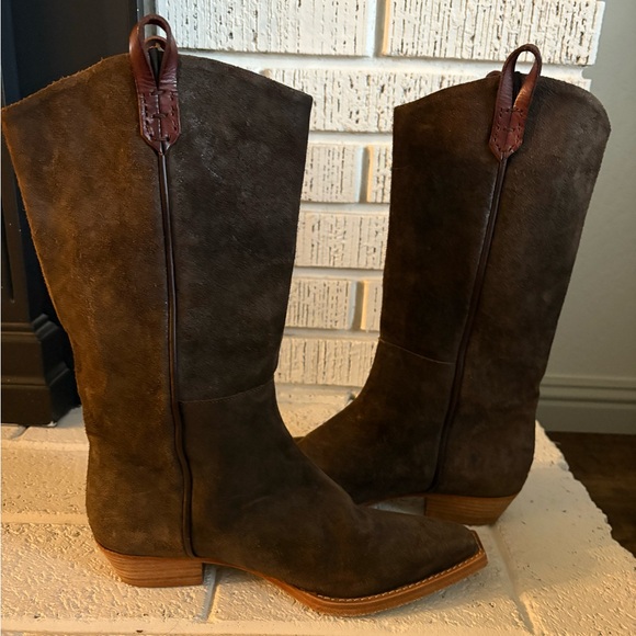 We The Free Dark Brown Western Boots - Picture 4 of 9